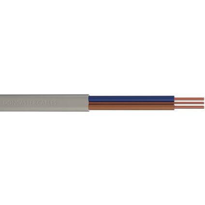 Doncaster Cables H6242Y 2.5mm² PVC Twin & Earth Cable – Grey (100m Drum)