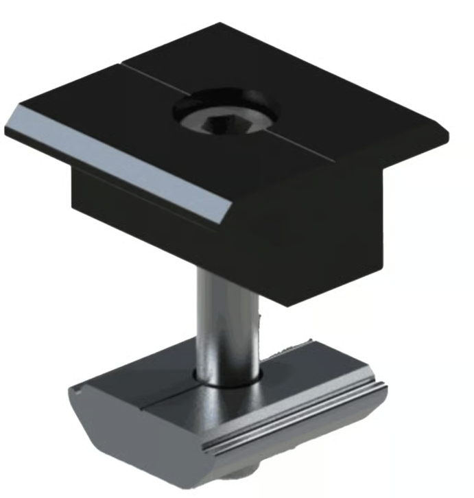 Fastensol Black Mid Clamp