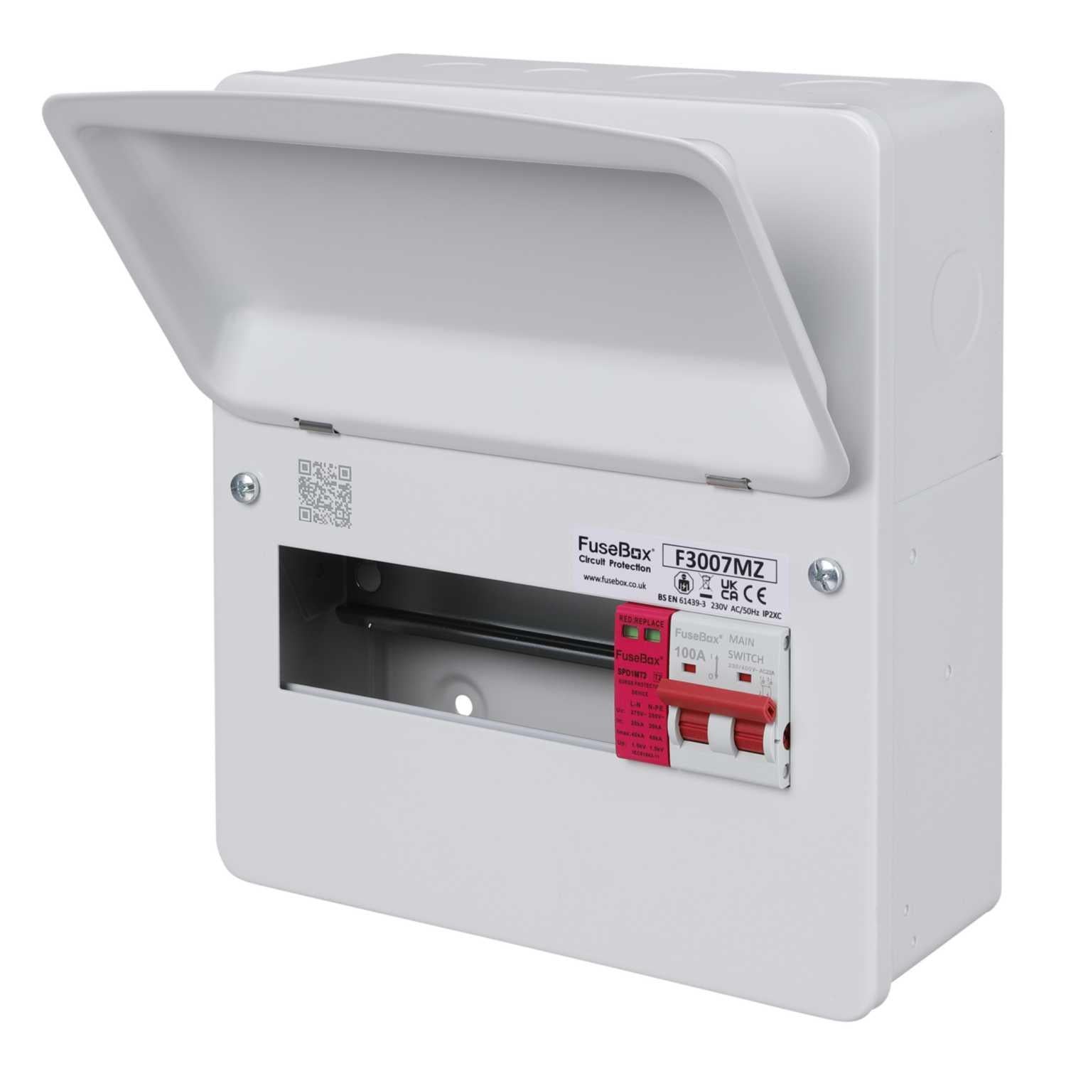 7 Way SPD Fusebox Consumer Unit