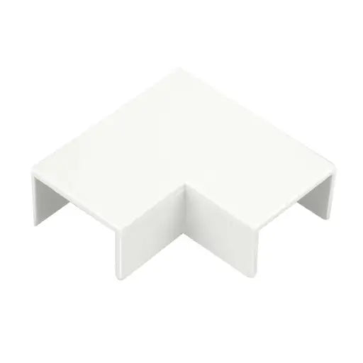 Centaur 25mm x 16mm Mini Trunking Flat Bend – White