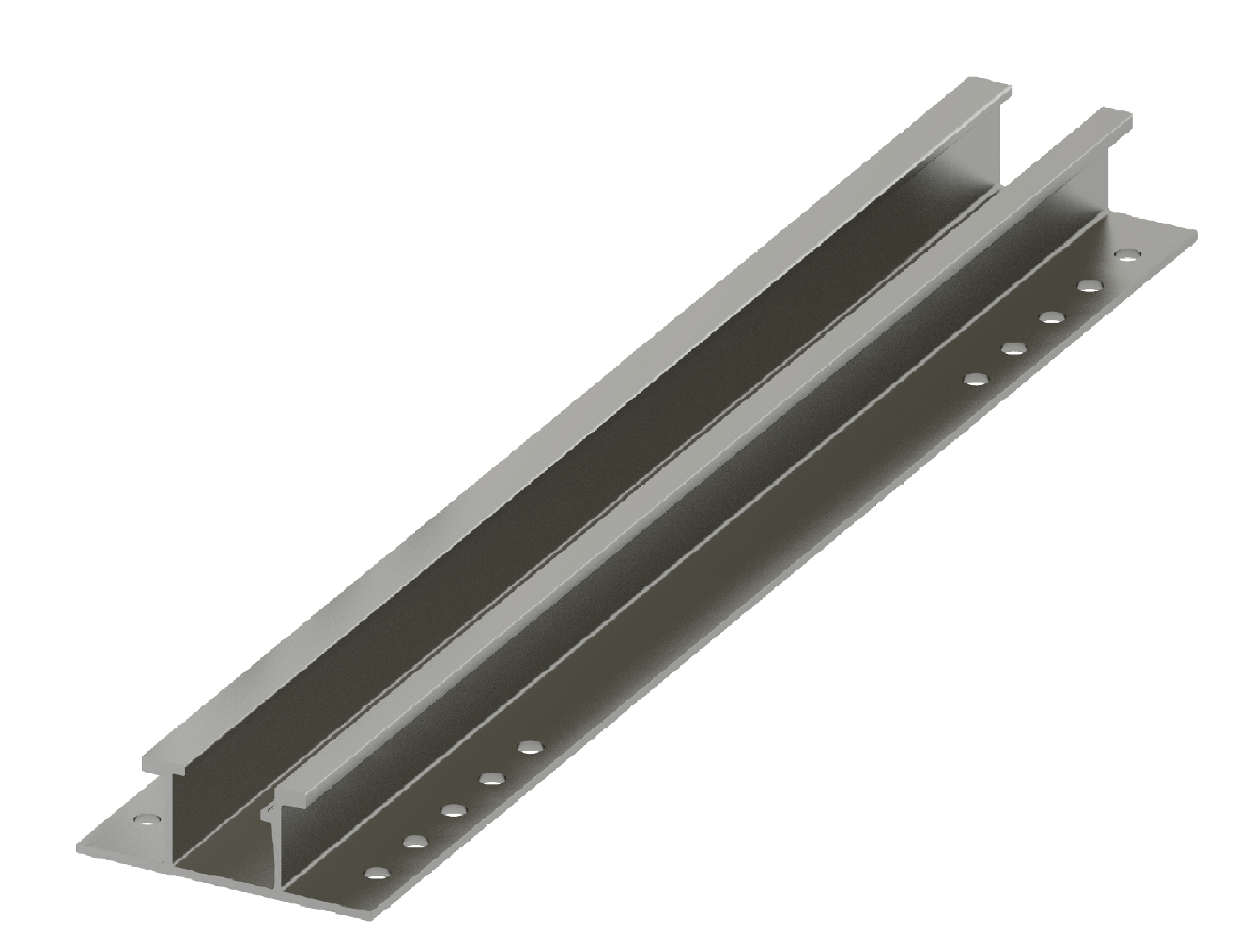Trapezoidal Micro Rail with 4 Screws