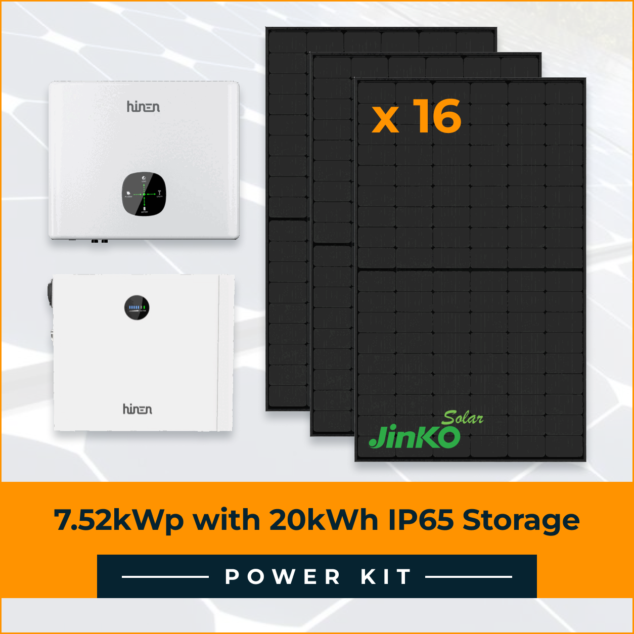16 Panel 20kWh Hinen Power Kit