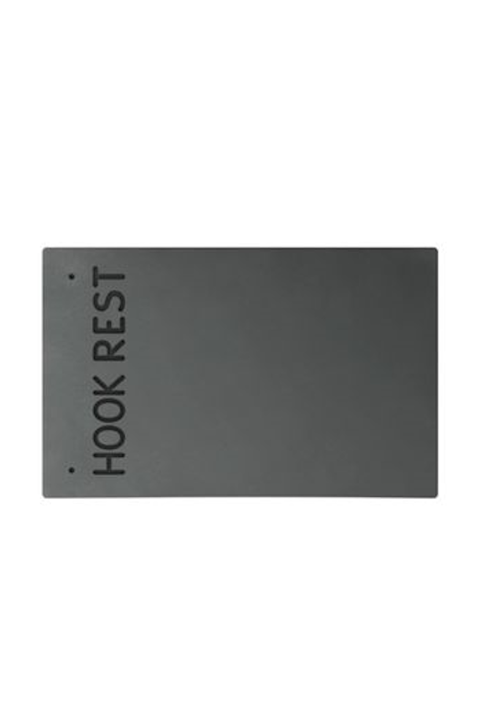 Hook rest rubber tile