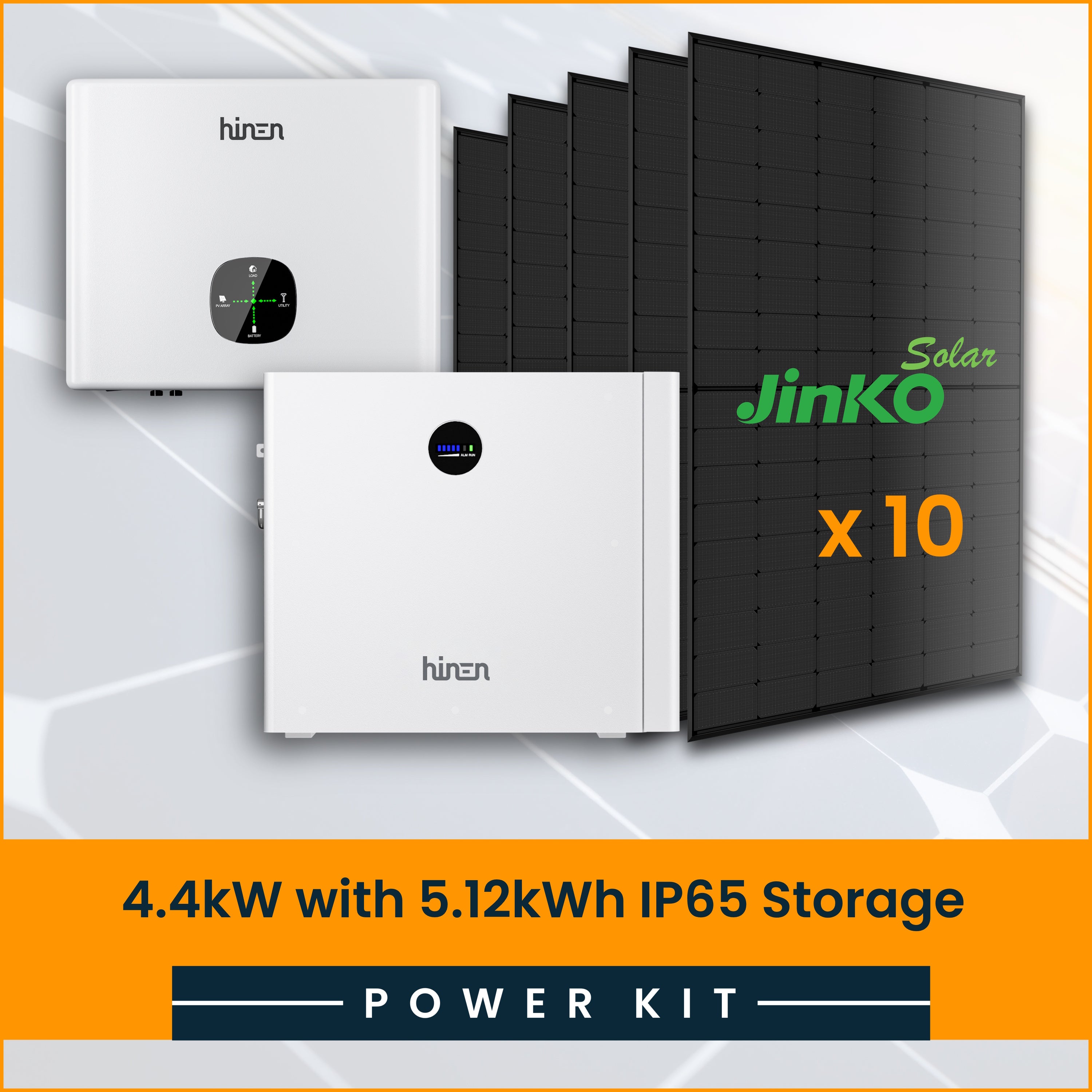 4.4kW Hinen Power Kit with 5.12kWh Storage