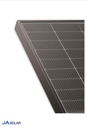 JA 455W N-type Double Glass Bifacial Black Frame