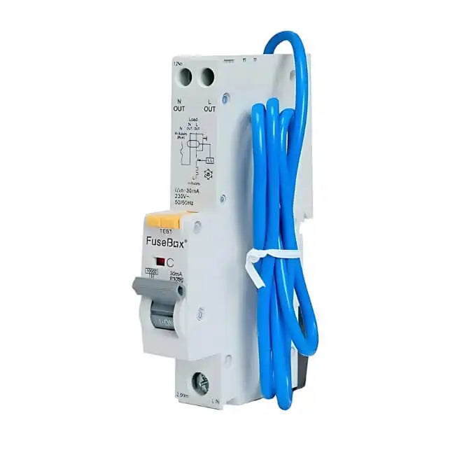FuseBox 20A 1P+N 1 Module C Curve 10kA 30mA Type A RCBO