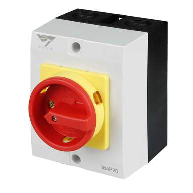 IMO Stag 20A AC 4 Pole Surface Mounting Rotary Isolator Plastic Enclosure IP65