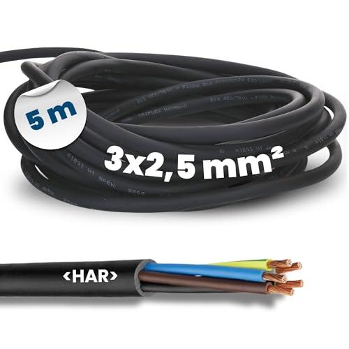 5m of HO7RNF 2.5mm2 3 Core EPR/PCP 450/750V AC Cable