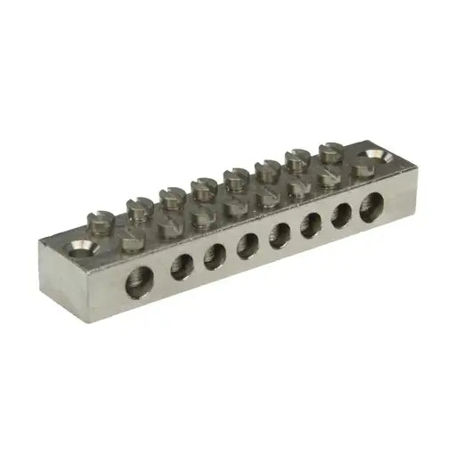 Niglon 8 Way Double Pole Earth Bar – Pack of 1